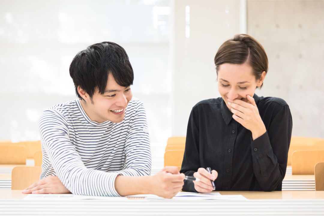 ちょっとしたことで笑える彼女