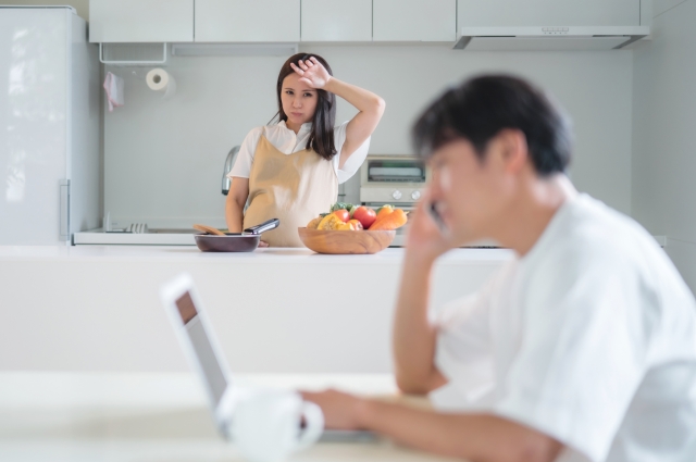 配偶者へのストレスが溜まった時