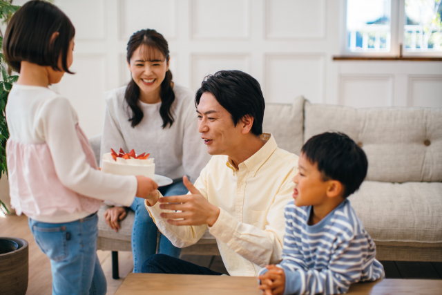 子供に元気をチャージしてもらう