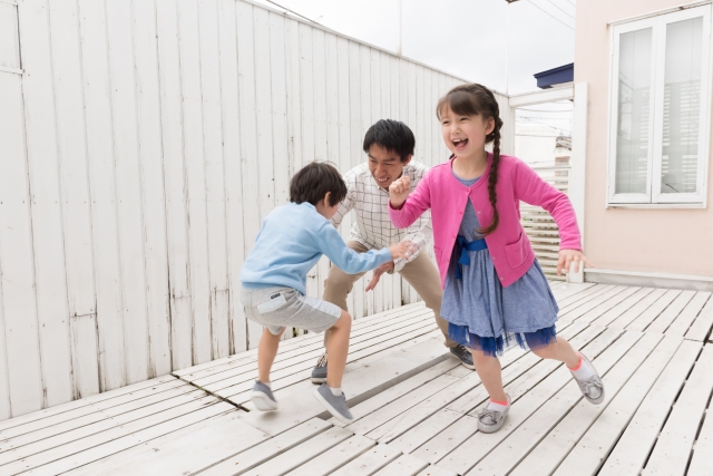 子供に合わせる・一緒に動く