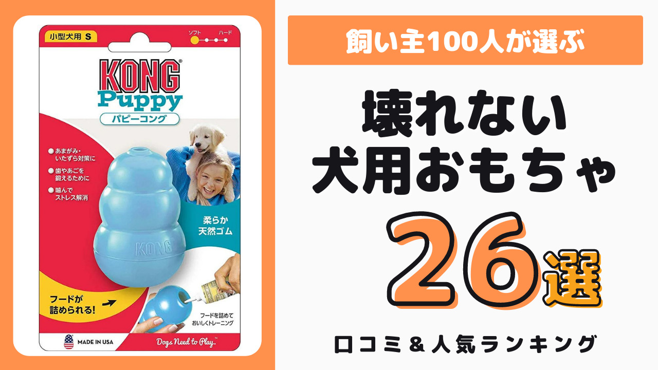 壊れない犬用おもちゃ おすすめ