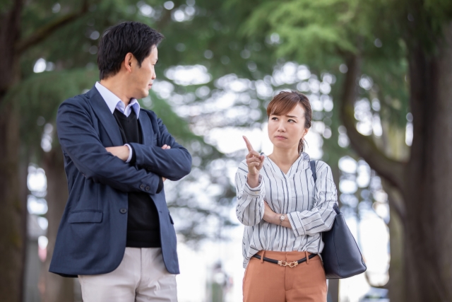 不愉快だと伝える