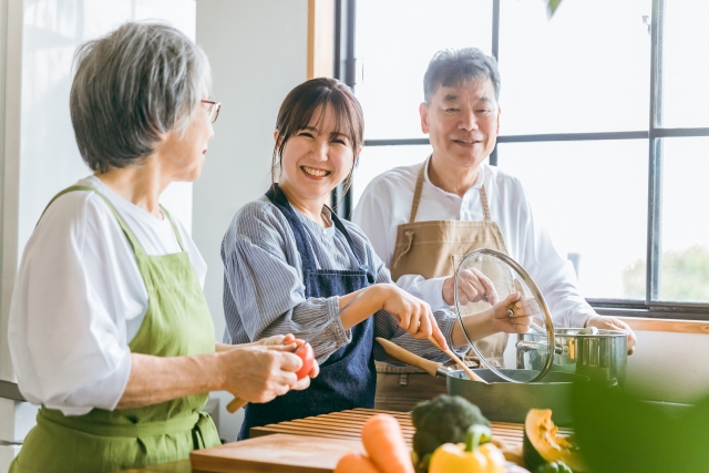 親を理由に断る